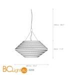 Подвесной светильник Terzani Kika Q20S L3 C8 - Схема