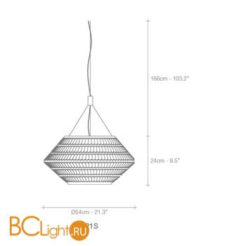 Подвесной светильник Terzani Kika Q21S M7 C8 - Схема