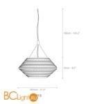 Подвесной светильник Terzani Kika Q21S M8 C8 - Схема