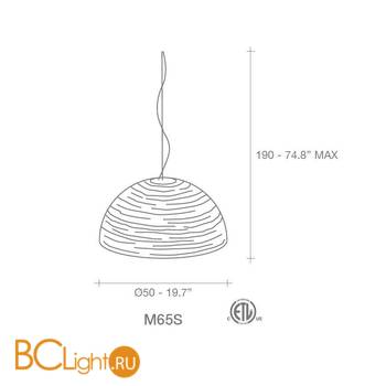Подвесной светильник Terzani Magdalena M65S E8 C8 - Схема