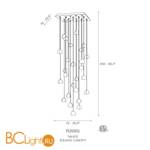 Подвесной светильник Terzani Mizu R26S E8 A9 Q - Схема