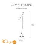 Торшер Terzani Rose Tulipe E67P F6 A3 - Схема