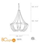 Подвесной светильник Terzani Soscik G57S H4 C8 - Схема