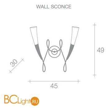 Бра Terzani Virgins A31A F1 B4 - Схема