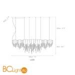 Подвесной светильник Terzani Volver L62S E7 C8 - Схема