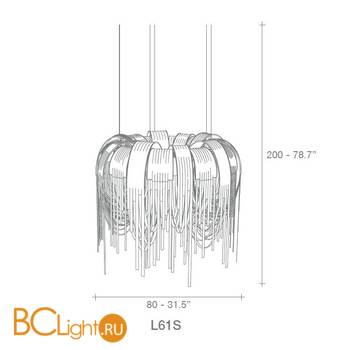 Подвесной светильник Terzani Volver L61S E7 C8 - Схема