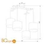 Люстра TK Lighting 6554 Albero White a059258 - Фото 0