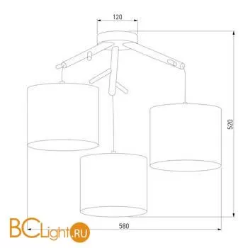Люстра TK Lighting 6553 Albero White a059257 - Фото 0