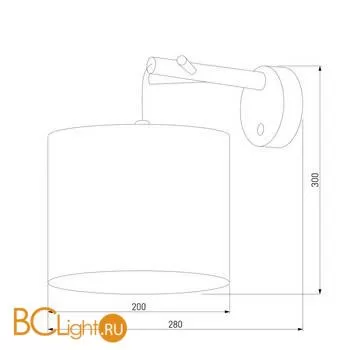 Настенный светильник TK Lighting Albero 6552 Albero White - Фото 0