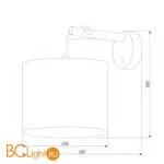 Настенный светильник TK Lighting Albero 6552 Albero White - Фото 0