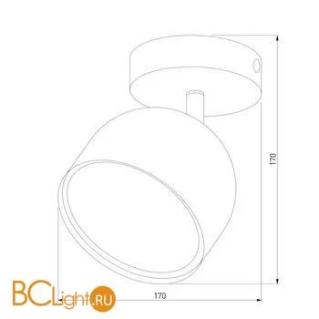 Спот TK Lighting Altea 3419 Altea Black a059699 - Фото 0