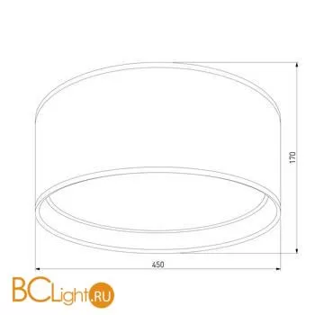 Потолочный светильник TK Lighting 3376 Bilbao Black Gold a059394 - Фото 0