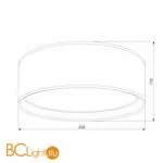 Потолочный светильник TK Lighting 4399 Bilbao Beige Gold a059393 - Фото 0