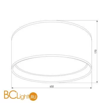 Потолочный светильник TK Lighting 3379 Bilbao White Gold a059390 - Фото 0