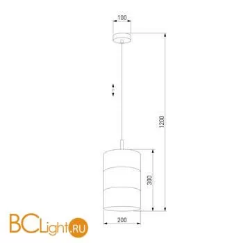 Подвесной светильник TK Lighting 3214 Bogart Black a052355 - Фото 0