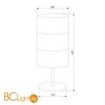 Настольная лампа TK Lighting 5058 Bogart Black a059388 - Фото 0