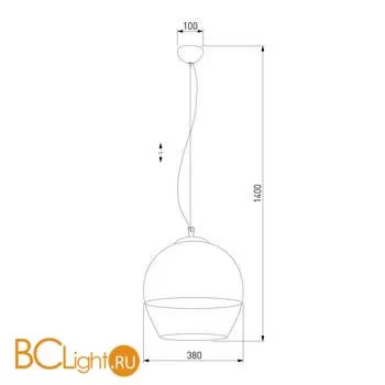 Подвесной светильник TK Lighting 3344 Boulette Graphite a059462 - Фото 0