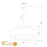 Подвесной светильник TK Lighting 4376 Calisto a059375 - Фото 0