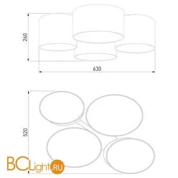 Потолочный светильник TK Lighting 3163 Cordoba a048914 - Фото 1