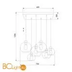 Подвесной светильник TK Lighting 2164 Cubus a043122 - Фото 1