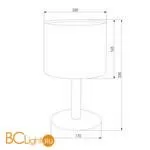 Настольный светильник 5219 Deva Graphite - Фото 0