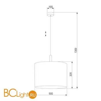 Подвесной светильник TK Lighting Deva 4107 Deva White a059531 - Фото 0