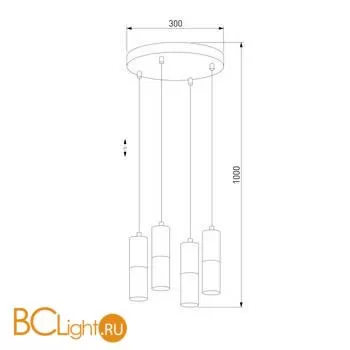 Подвесной светильник TK Lighting Elit 4354 Elit White a059404 - Фото 0