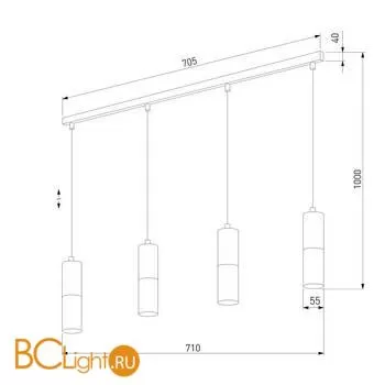 Подвесной светильник TK Lighting Elit 4367 Elit Black a059400 - Фото 0