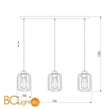 Подвесной светильник TK Lighting Galaxy New 4716 Galaxy New a062967 - Фото 0