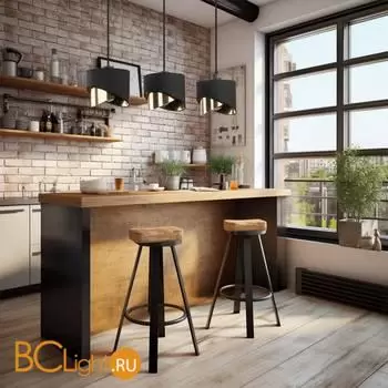 Подвесной светильник TK Lighting Grant Black new 4877 Grant Black a066421 - Фото 0