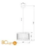 Подвесной светильник TK Lighting 1654 Harmony Black 00000084870 - Фото 0