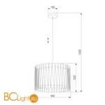 Подвесной светильник TK Lighting 1655 Harmony Black a059560 - Фото 0