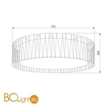Потолочный светильник TK Lighting 1658 Harmony Black a059559 - Фото 0