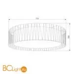 Потолочный светильник TK Lighting 1658 Harmony Black a059559 - Фото 0