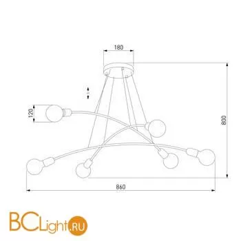 Подвесной светильник TK Lighting 2728 Helix Gold a059509 - Фото 0