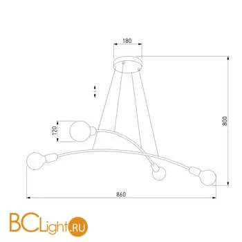 Подвесной светильник TK Lighting 2727 Helix Gold a059510 - Фото 0