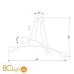 Подвесной светильник TK Lighting 2727 Helix Gold a059510 - Фото 0