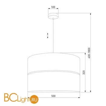 Подвесной светильник TK Lighting 524 Hilton a057474 - Фото 1