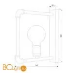 Настенный светильник TK Lighting 4148 Hydria a059514 - Фото 0
