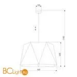 Подвесной светильник TK Lighting 3129 Ivo a059373 - Фото 0