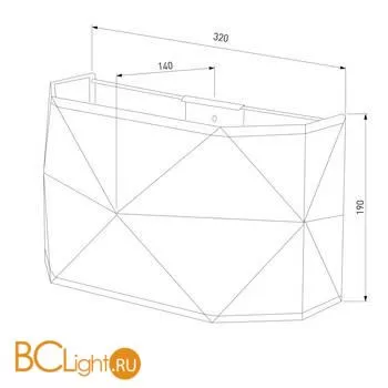 Настенный светильник TK Lighting Kantoor 3315 Kantoor White - Фото 0