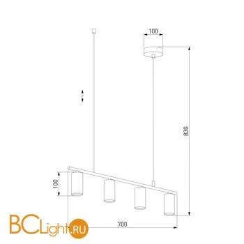 Подвесной светильник TK Lighting Logan 4422 Logan White a059643 - Фото 0