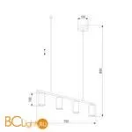 Подвесной светильник TK Lighting Logan 4422 Logan White a059643 - Фото 0