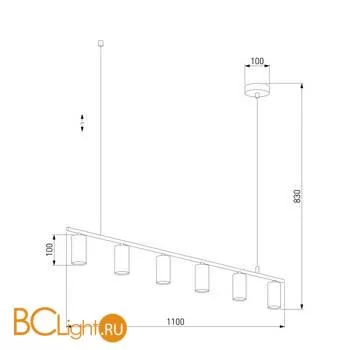 Подвесной светильник TK Lighting Logan 4428 Logan Black a059641 - Фото 0