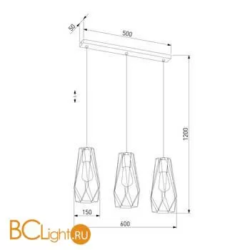 Подвесной светильник TK Lighting 2698 Lugo a059504 - Фото 0