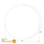 Настенный светильник TK Lighting 3377 Luna 300 a059975 - Фото 0