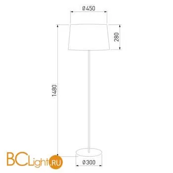 Торшер TK Lighting 2918 Maja - Фото 1