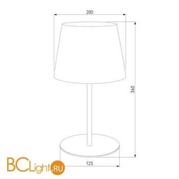 Настольная лампа TK Lighting Maja 2936 Maja Black a059605 - Фото 0