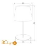 Настольная лампа TK Lighting Maja 2936 Maja Black a059605 - Фото 0