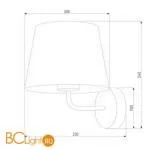 Бра TK Lighting Maja 1880 Maja Grafit a059601 - Фото 0